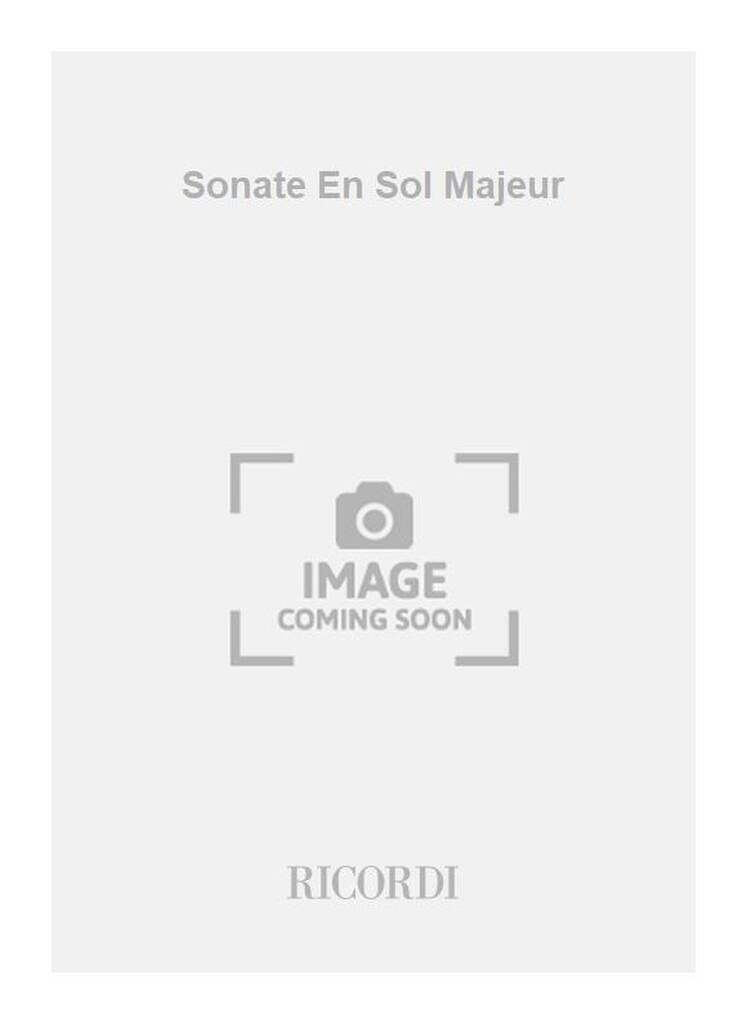 Sonate En Sol Majeur